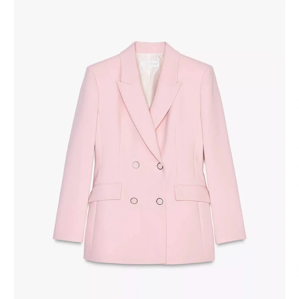 Zara Blush Pink Women's Blazer - Picture 4 of 6